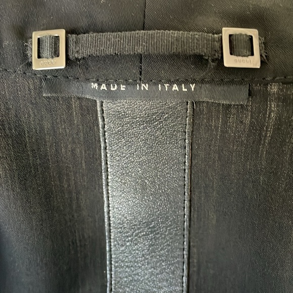 Gucci Black Wool Single Button Blazer Size 38 - Picture 6 of 14